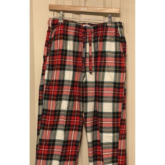 Old Navy Plaid Colorful Lounge Sleep Sweat Pants Men's Size L Elastic Waist - Picture 3 of 6